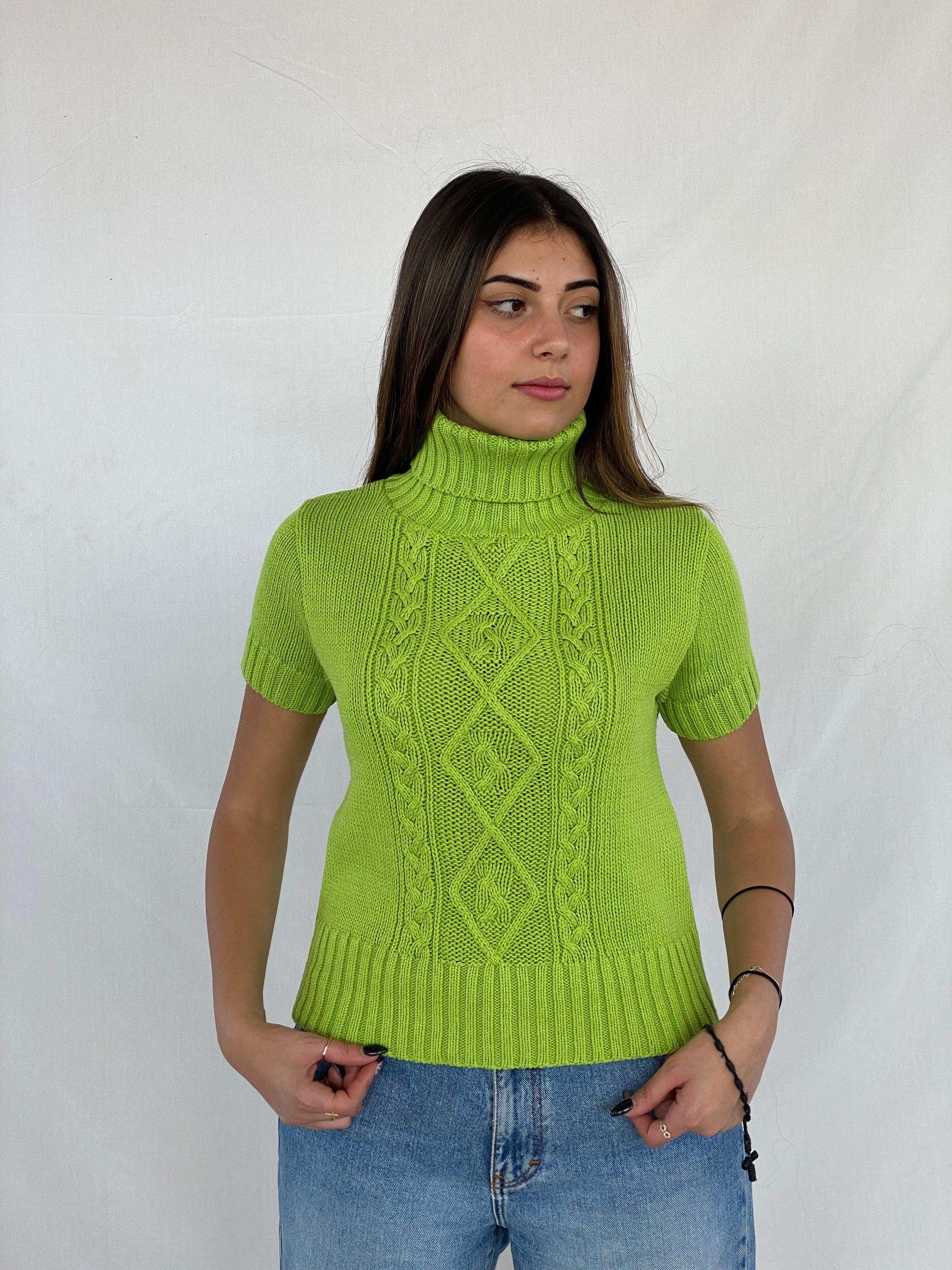 Vintage 90s Saks Fifth Avenue Folio Knitted Top - Balagan Vintage Half Sleeve Top 90s, Juana, NEW IN, Top