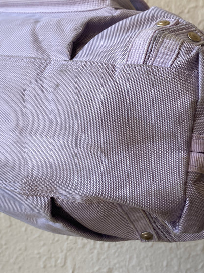 Vintage Y2K George Gina & Lucy Lilac Nylon Utility Handbag