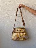 Y2K Spartina Daufuskie Island Floral Yellow Adjustable Strap Bag
