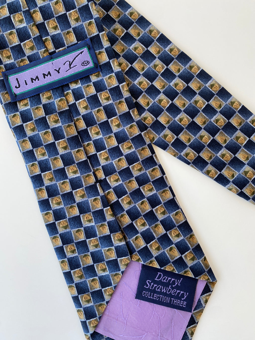 Vintage Jimmy V Darryl Strawberry Collection Three Silk Men’s Neck Tie
