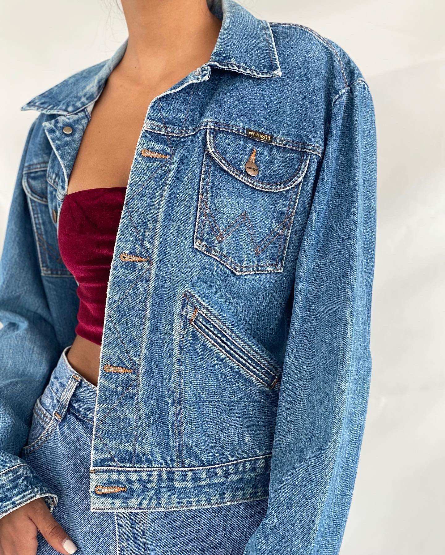 Wrangler Denim Jacket - Balagan Vintage Denim Jacket 