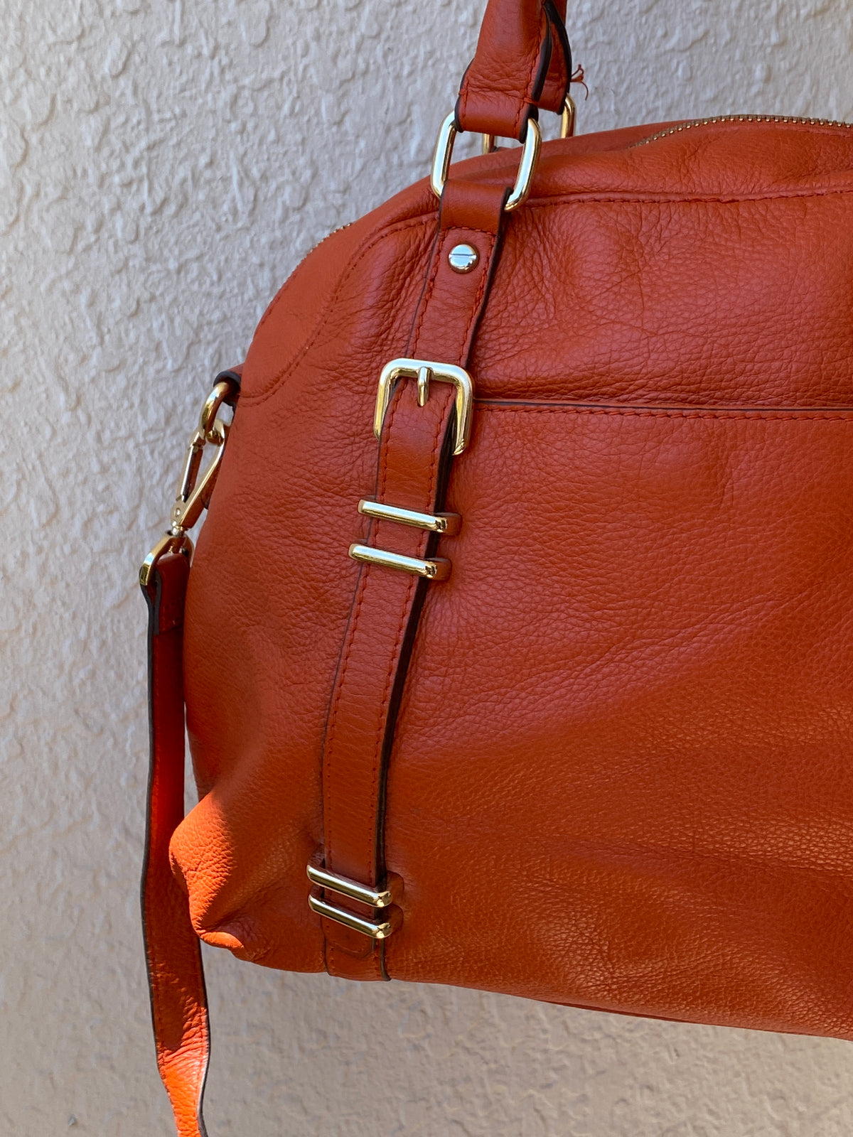 Vintage Danier Cognac Genuine Leather Convertible Satchel Crossbody Bag Vintage Danier Cognac Genuine Leather Convertible Satchel Crossbody Bag