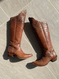 Ariat Chaparral Tall Brown And Gold Women’s Western Cowboy Boots