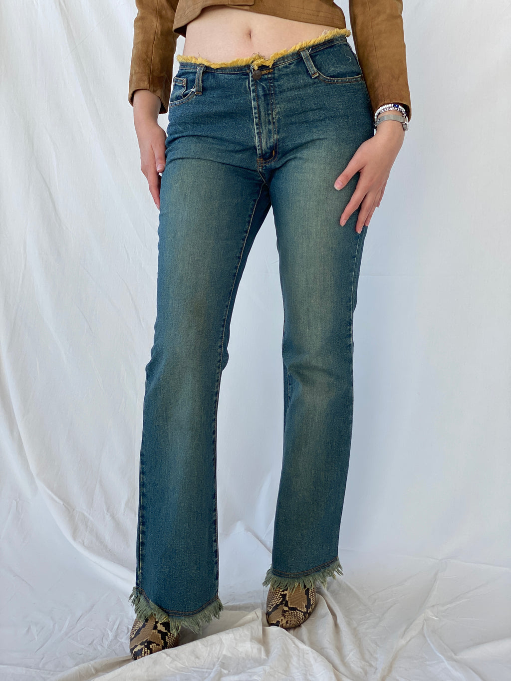 Y2K Jiawei Flared Mid-Rise Women’s Jeans - 40EUR