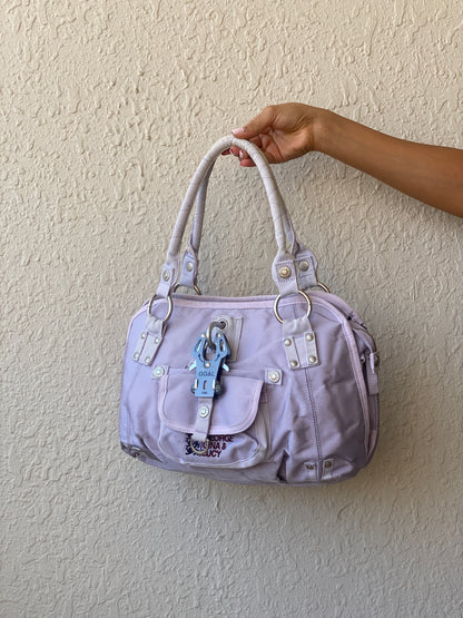 Vintage Y2K George Gina & Lucy Lilac Nylon Utility Handbag