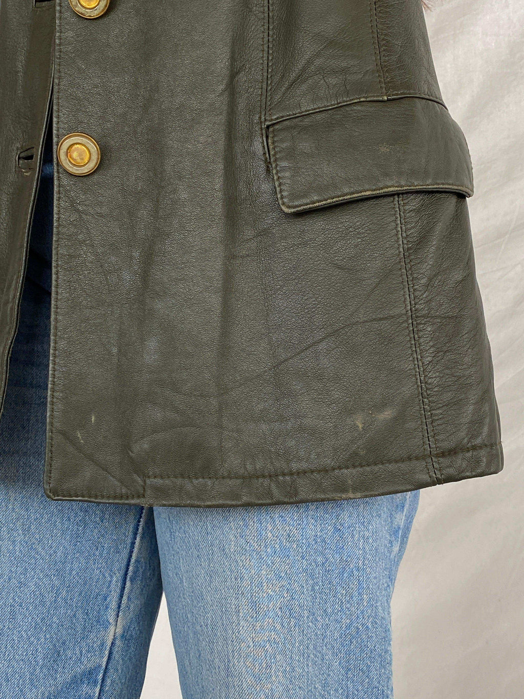 Vintage Guaranteed Original Genuine Leather Jacket - Balagan Vintage Leather Jacket 90s, Aseel, genuine leather, genuine leather jacket, leather jacket, NEW IN