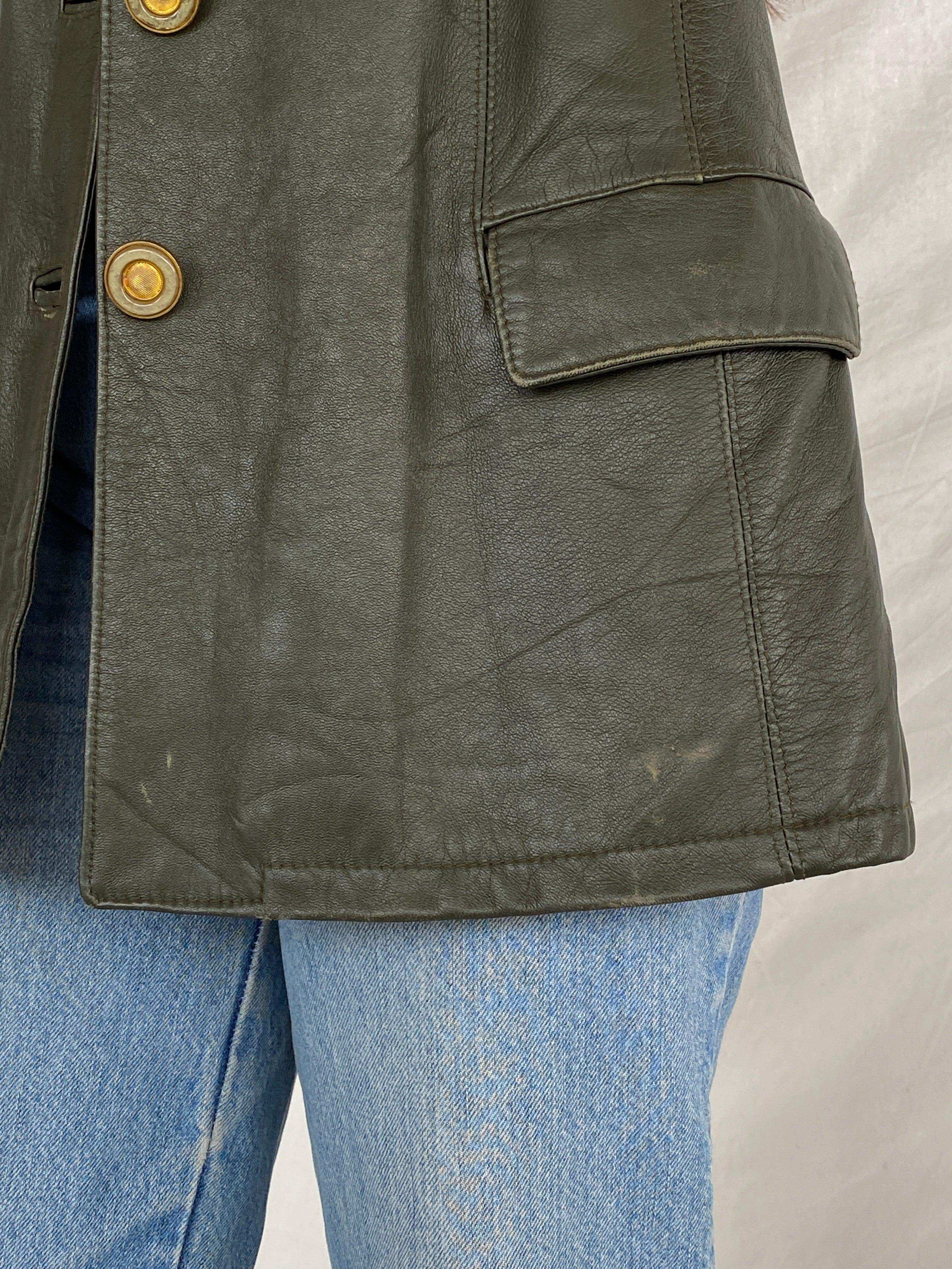 Vintage Guaranteed Original Genuine Leather Jacket - Balagan Vintage Leather Jacket 90s, Aseel, genuine leather, genuine leather jacket, leather jacket, NEW IN