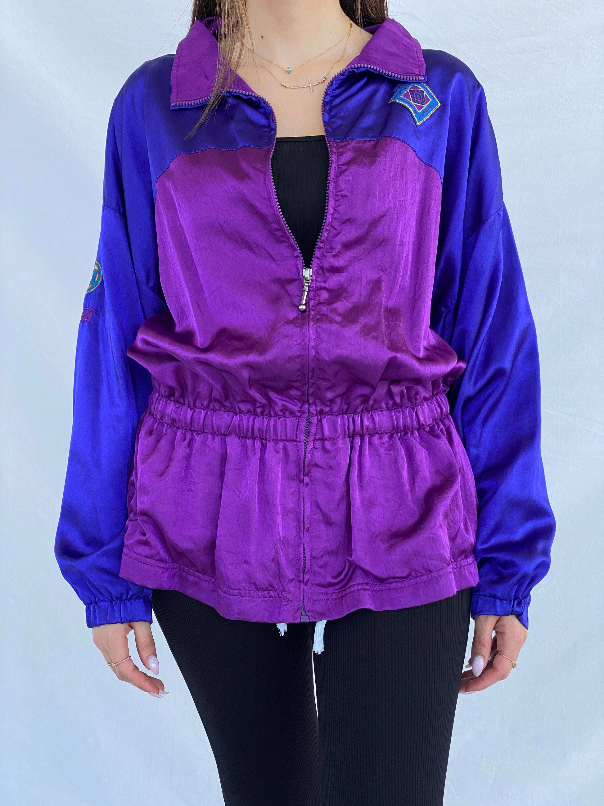 Vintage 90s AVIA Windbreaker Jacket - Size Large - Balagan Vintage Windbreaker Jacket 80s, 90s, Juana, NEW IN, vintage windbreaker, windbreaker, windbreaker jacket