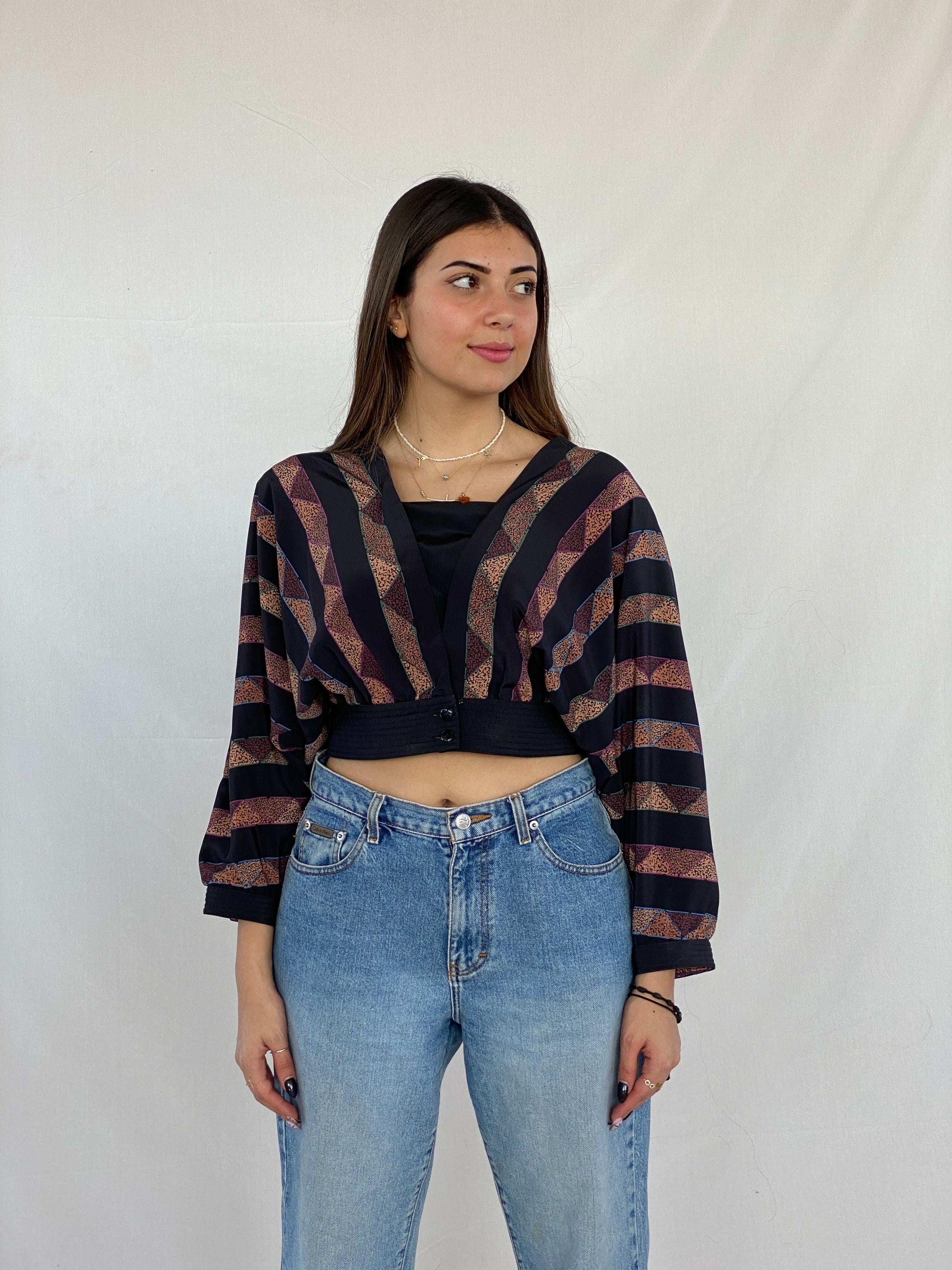 Vintage 90s Maggy Boutique Top - Balagan Vintage Full Sleeve Top 00s, 90s, full sleeve top, Juana, NEW IN