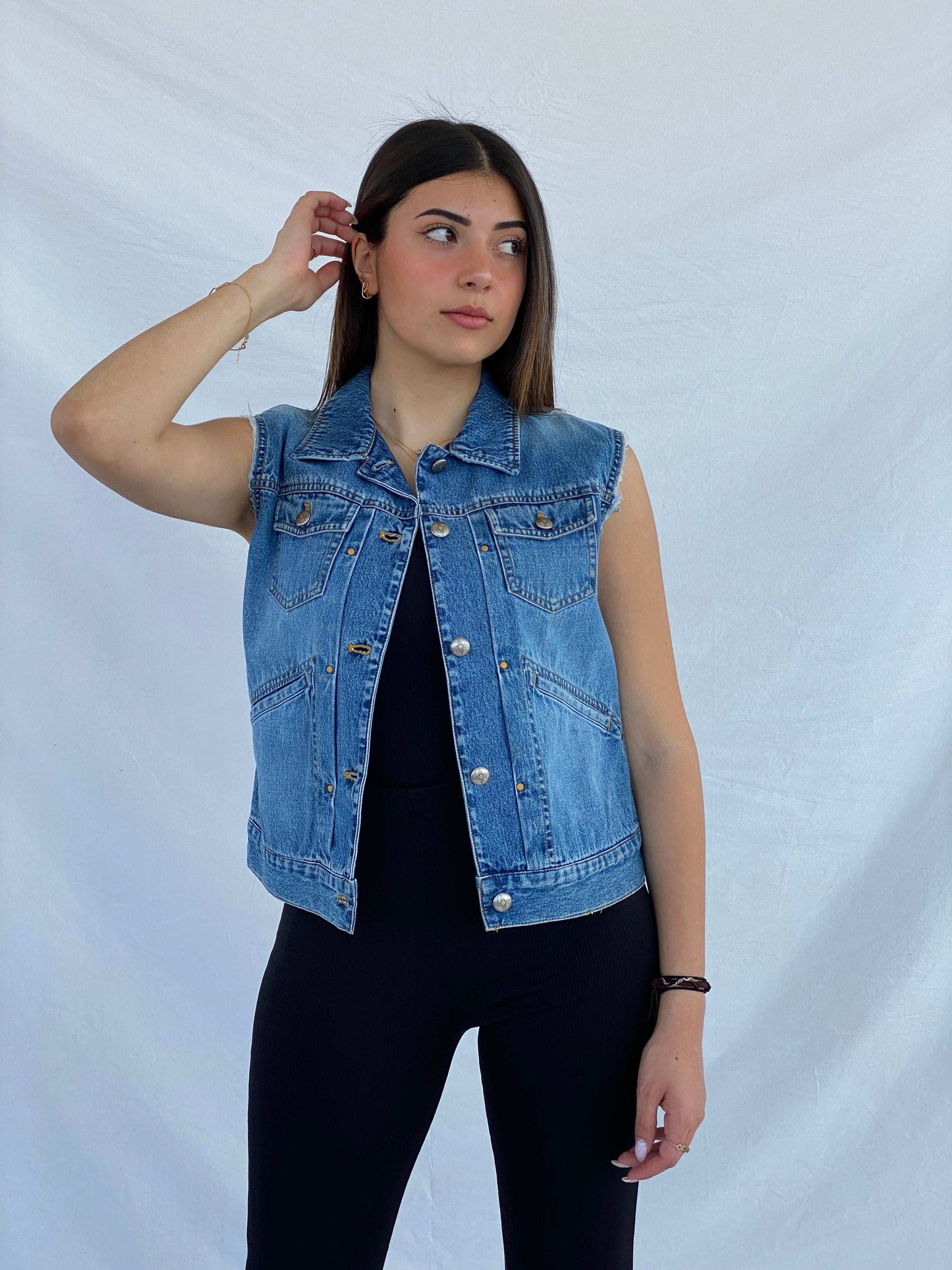 Lauren Jeans Co. By Ralph Lauren Denim Vest - Balagan Vintage Denim Vest 00s, denim, denim vest, Juana, NEW IN, outerwear, ralph lauren, vintage