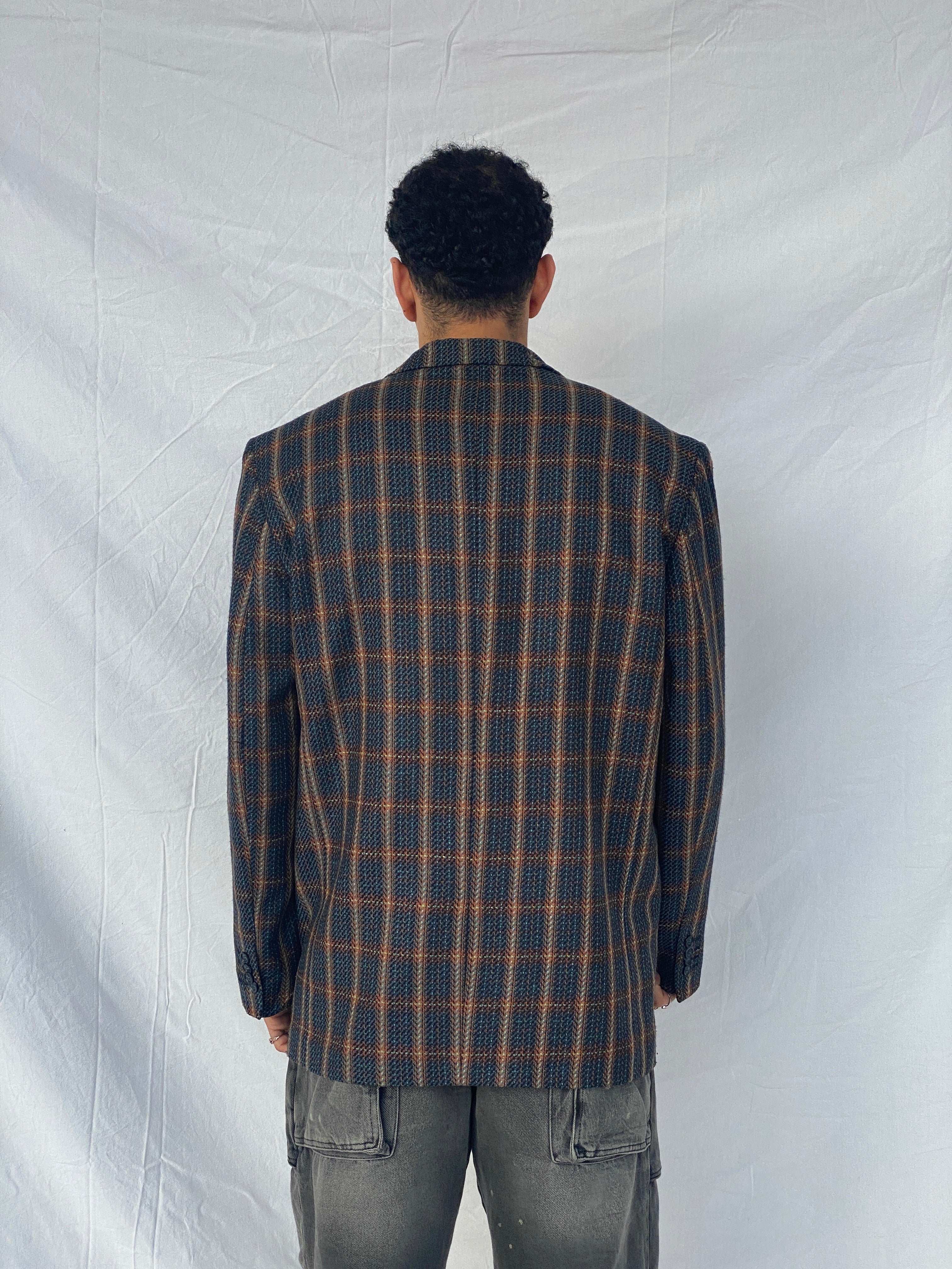 Vintage Truva Collection Plaid Blazer - Size M/L - Balagan Vintage Blazer 90s, Abdullah, plaid blazer