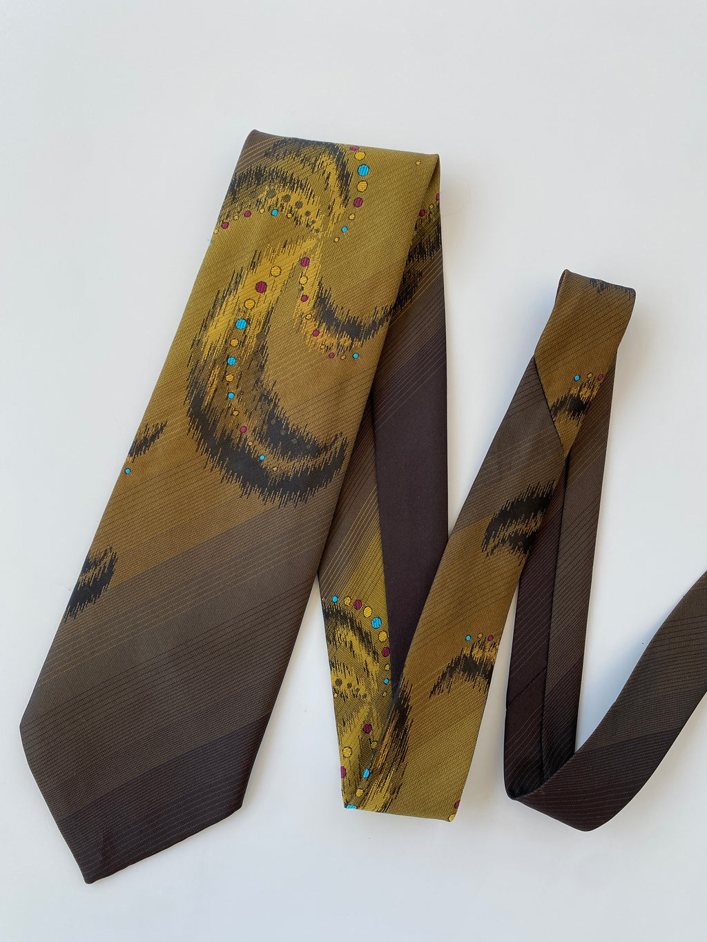 Vintage Handmade Brown Men’s Neck Tie