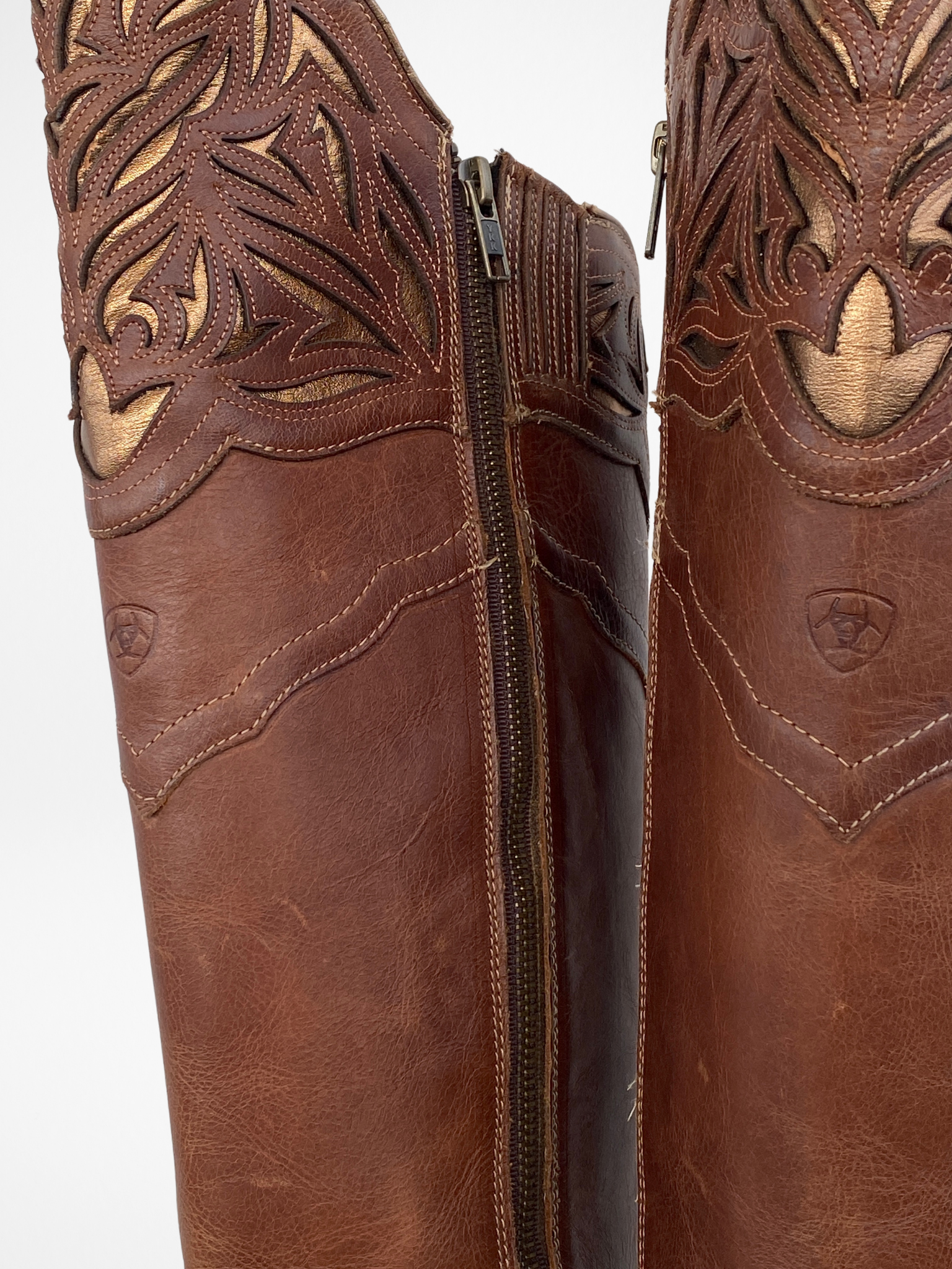 Ariat Chaparral Tall Brown And Gold Women’s Western Cowboy Boots