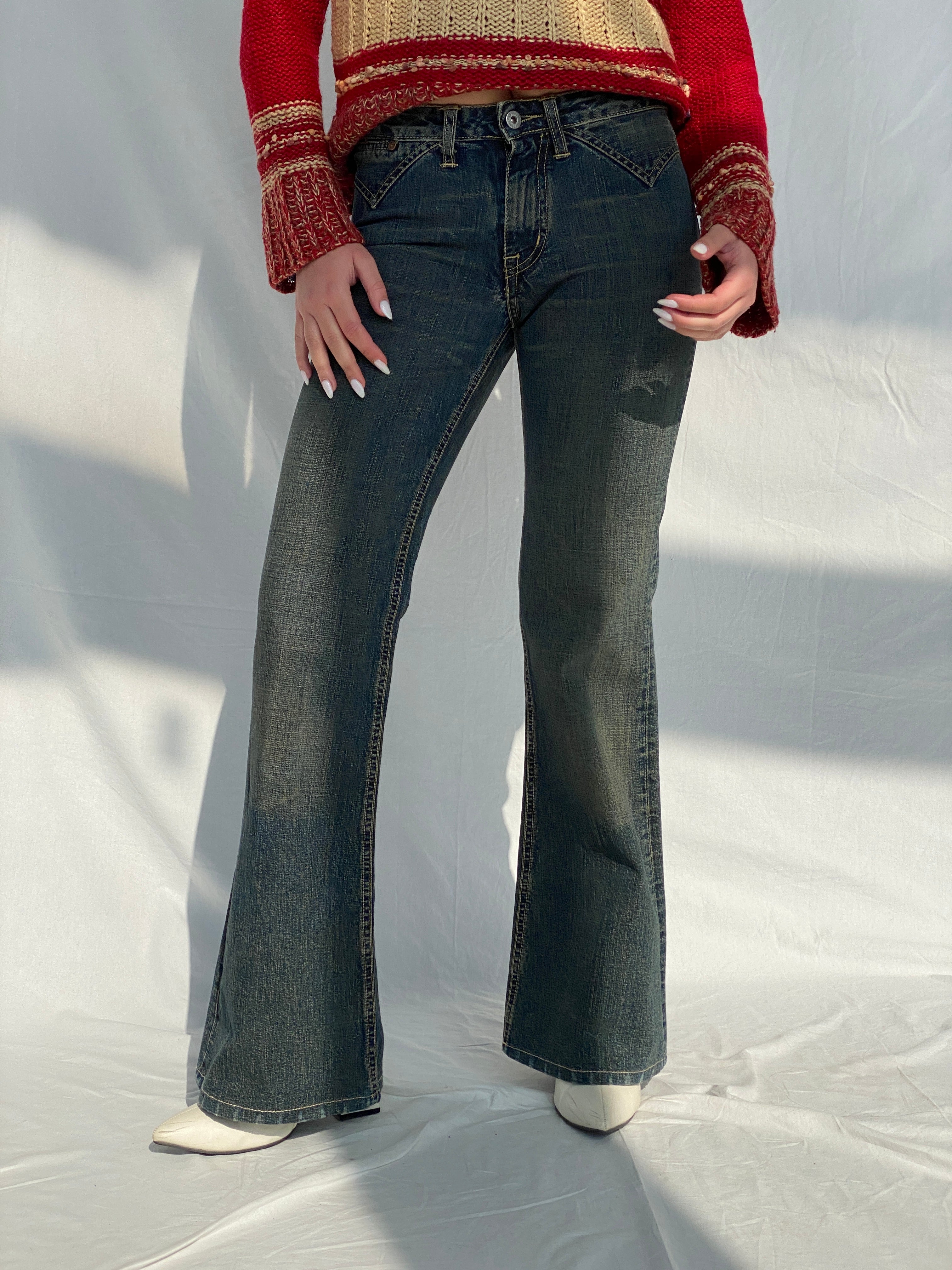 Pepe Jeans London Women’s Flared Mid-Rise Jeans - 36EUR