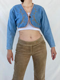 Vintage 90s Switch U.S.A Cropped Denim Jacket - S