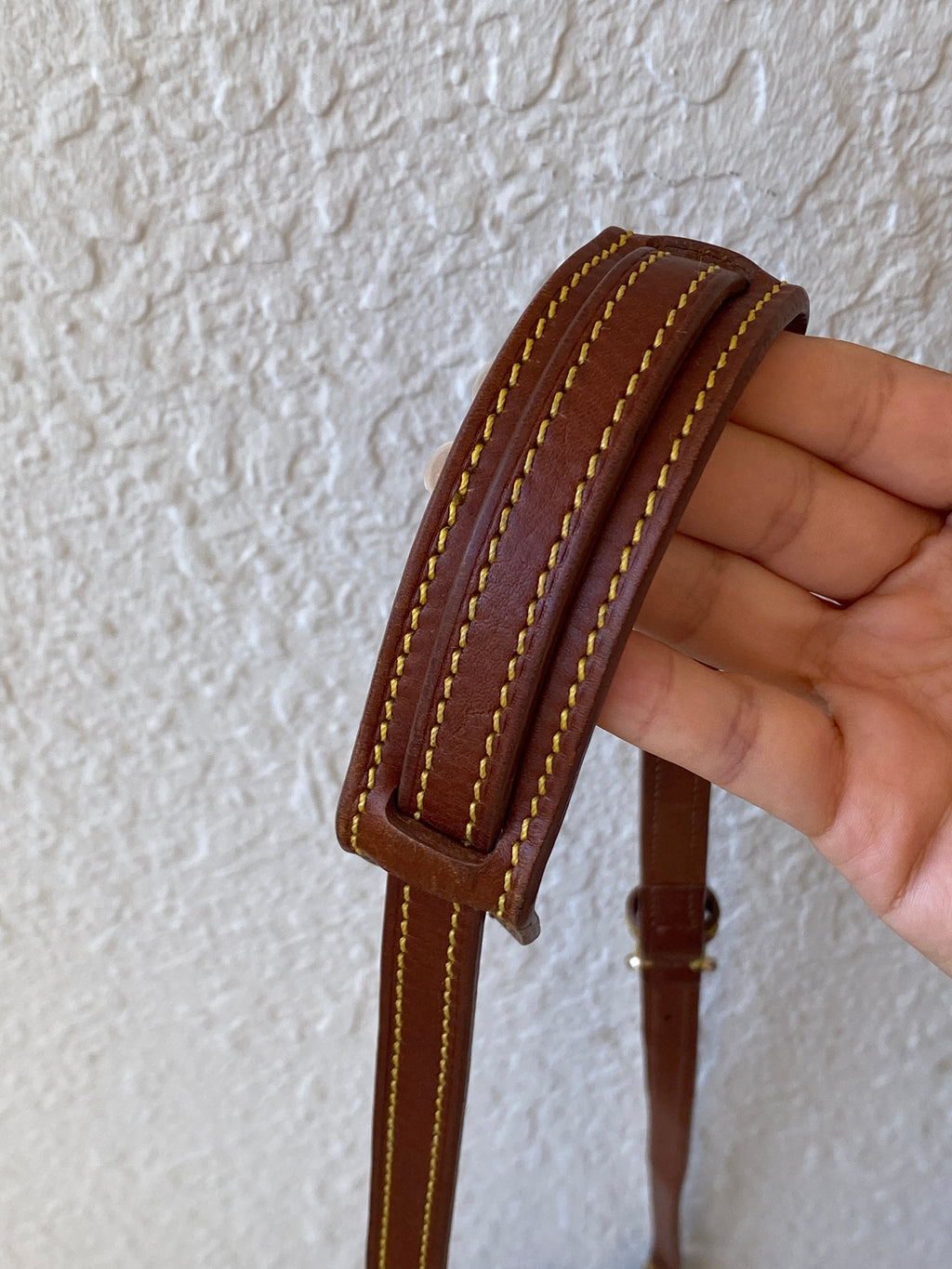 Dooney & Bourke Brown Logo Monogram Crossbody Bag with Leather Trim