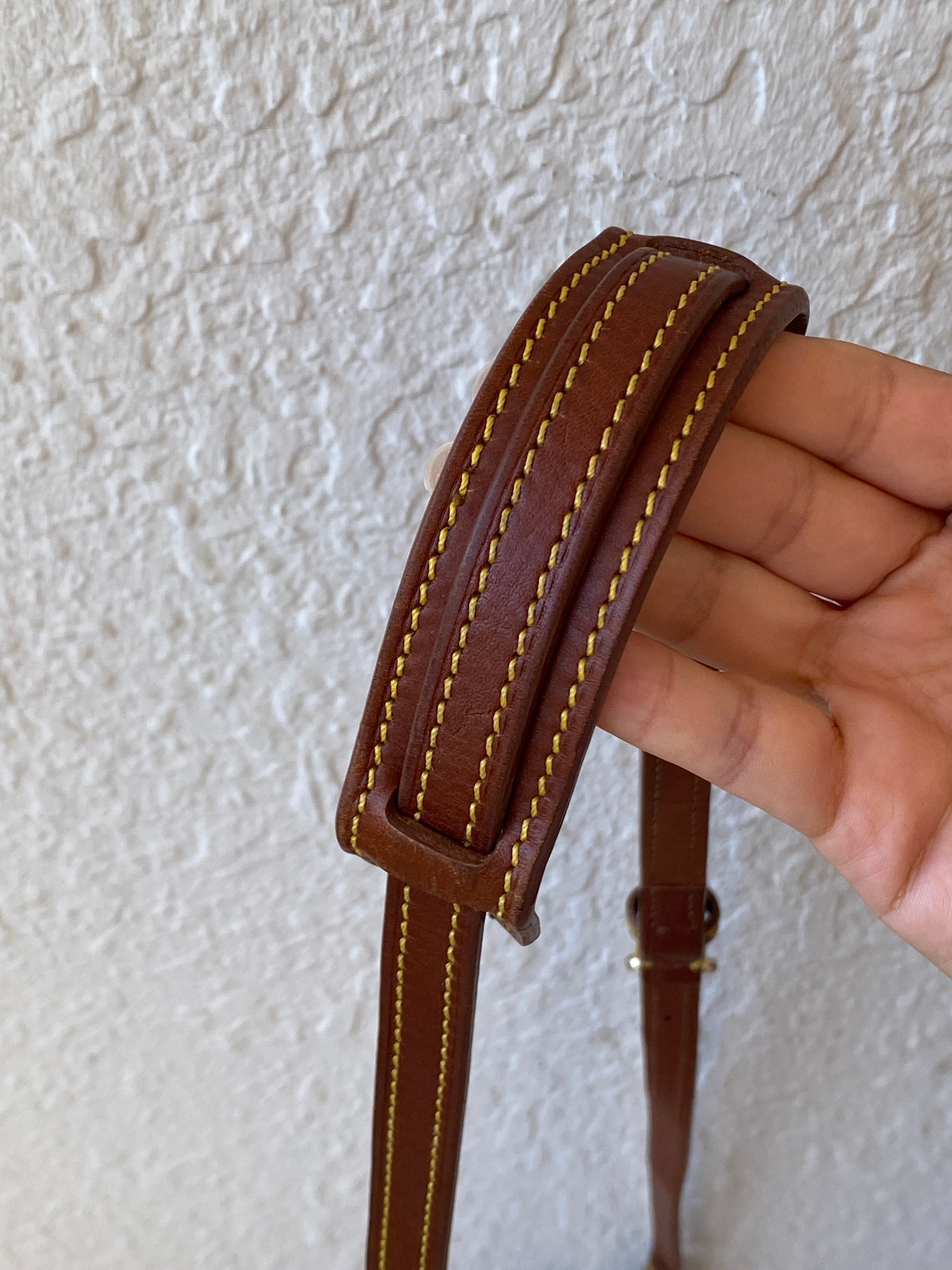 Dooney & Bourke Brown Logo Monogram Crossbody Bag with Leather Trim