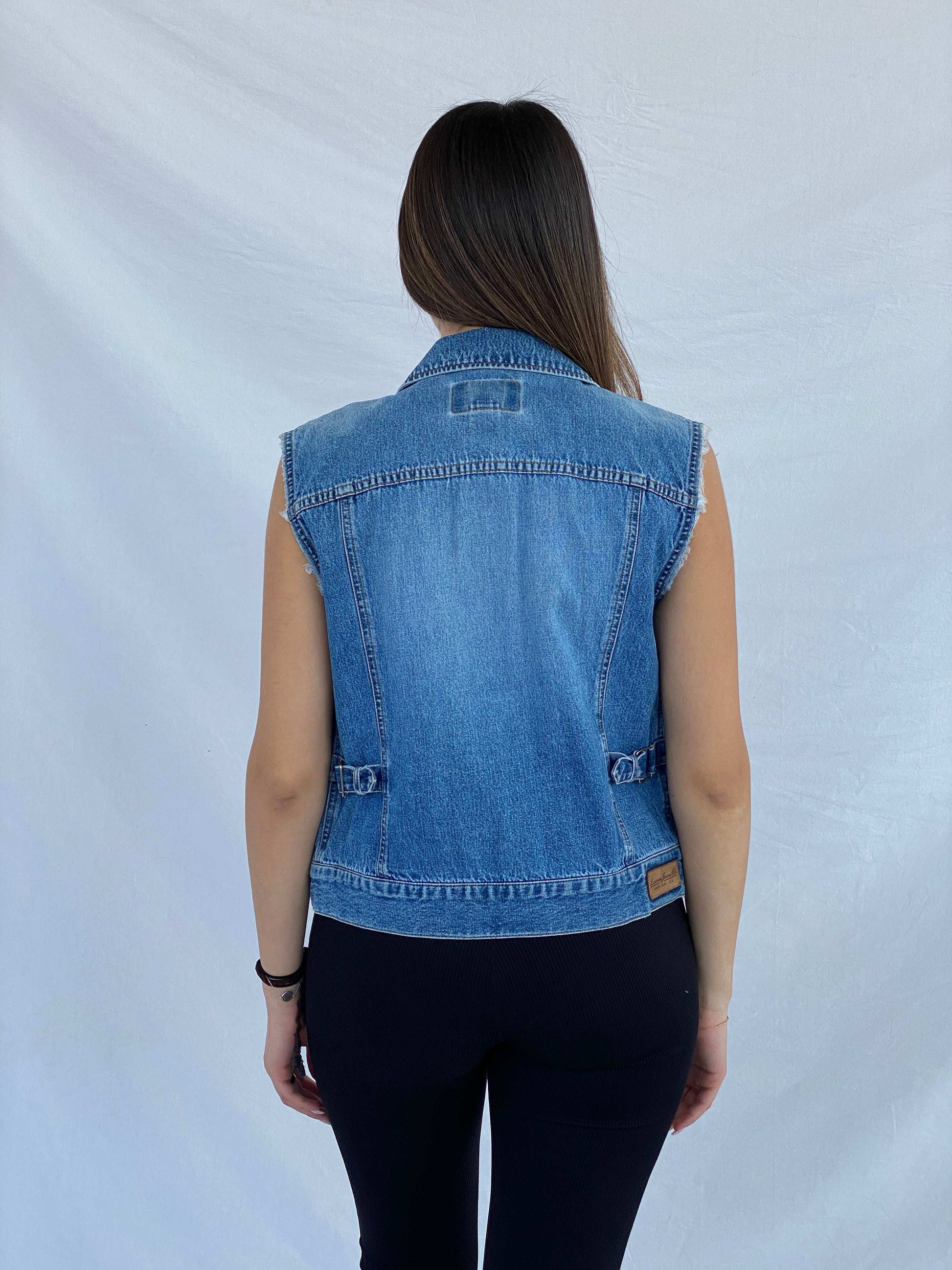 Lauren Jeans Co. By Ralph Lauren Denim Vest - Balagan Vintage Denim Vest 00s, denim, denim vest, Juana, NEW IN, outerwear, ralph lauren, vintage