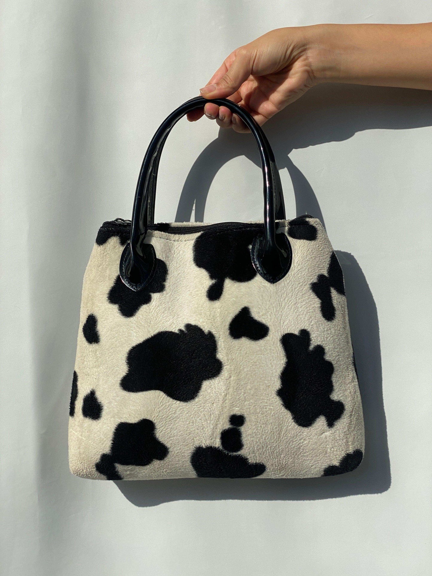 Y2K Cow Print Handbag - Balagan Vintage Handbags 00s, handbag, NEW IN