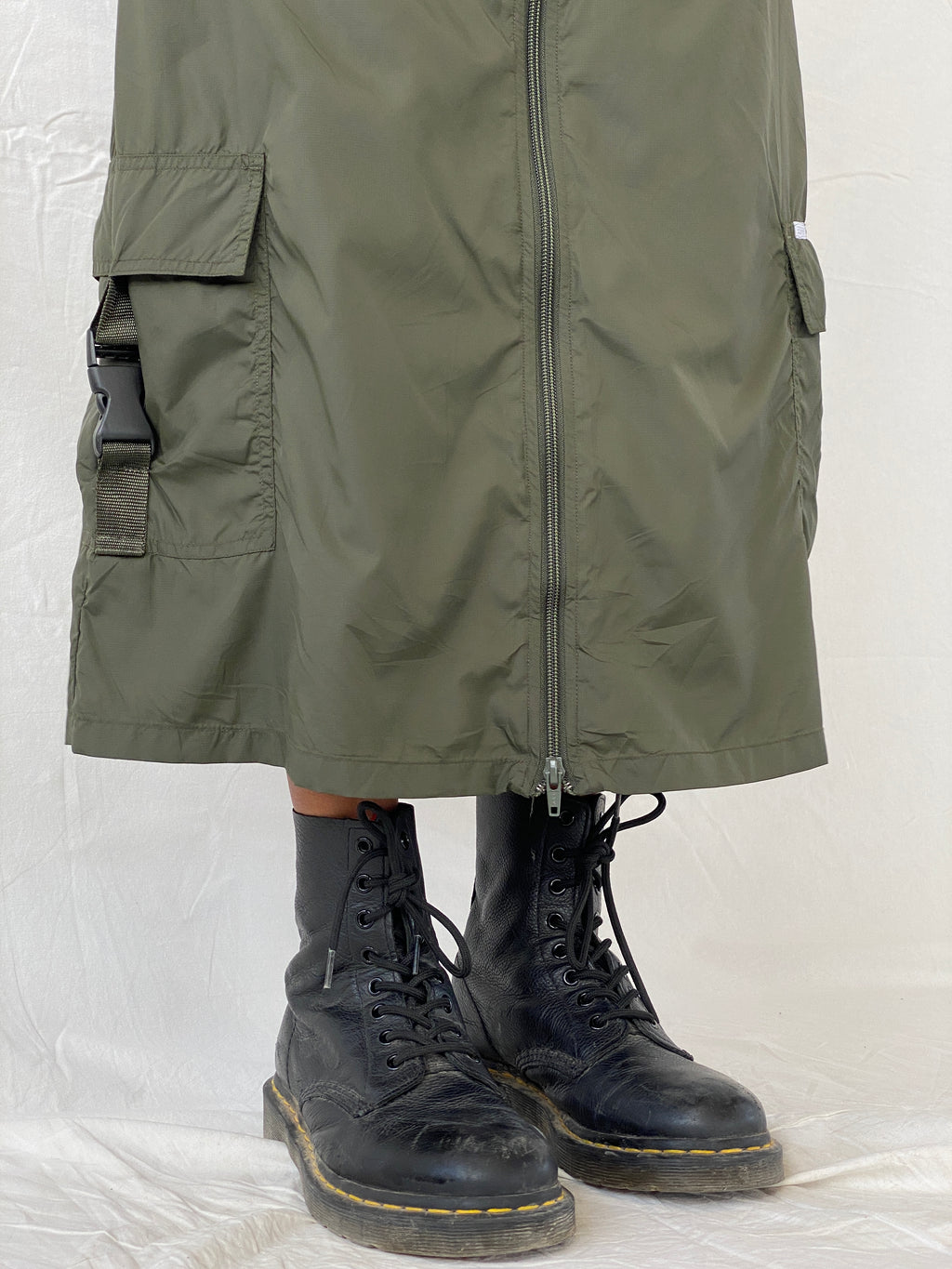 Y2K Espirit Cargo Utility Maxi Skirt - XS