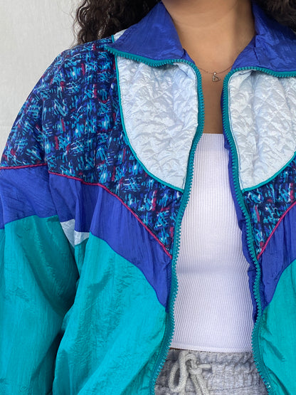 Vintage 80s/90s Advantage by Wilson Windbreaker Jacket - M