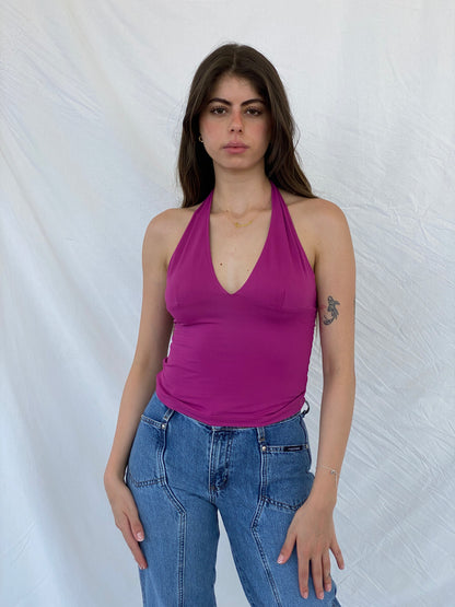 Y2K Mong Halter Top - M