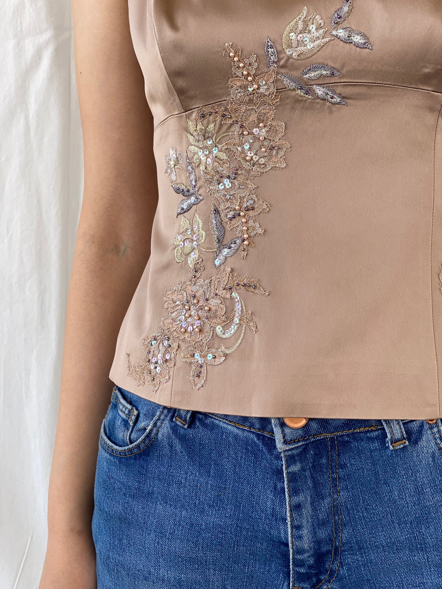 Y2K Next Women’s Cute Embellished Cami Top - M