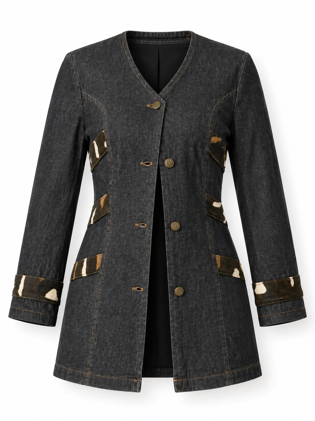 Vintage Jamp Fashion By Charlie Cotton Denim Jacket - M