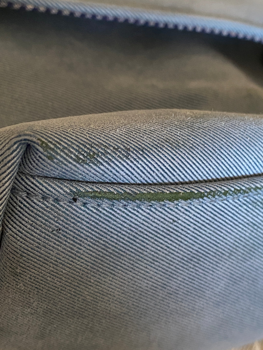 Vintage Amanda Smith Blue Purse Minimalist Y2K Flap Crossbody Bag