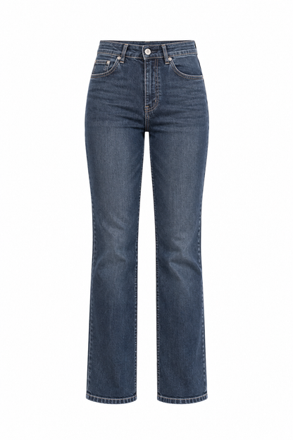 Vintage Y2K Gina Benotti Charcoal Grey Straight Leg Denim Jeans - 34EUR