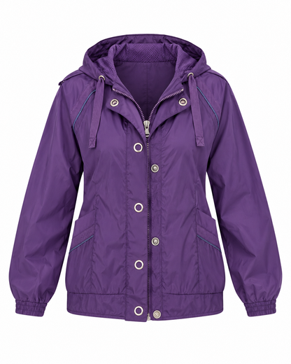 Adidas x Stella McCartney Purple Windbreaker Track Lightweight Sports Jacket - L