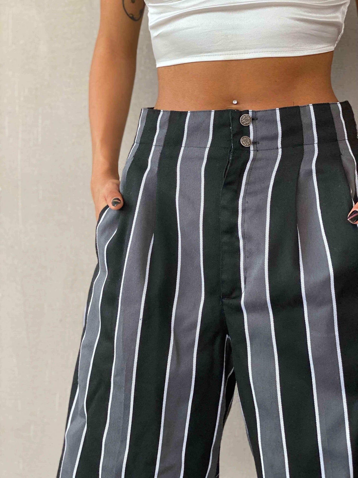 Vintage Impuls Culture Striped Shorts - Balagan Vintage Shorts Rahmeh, shorts, striped, striped shorts