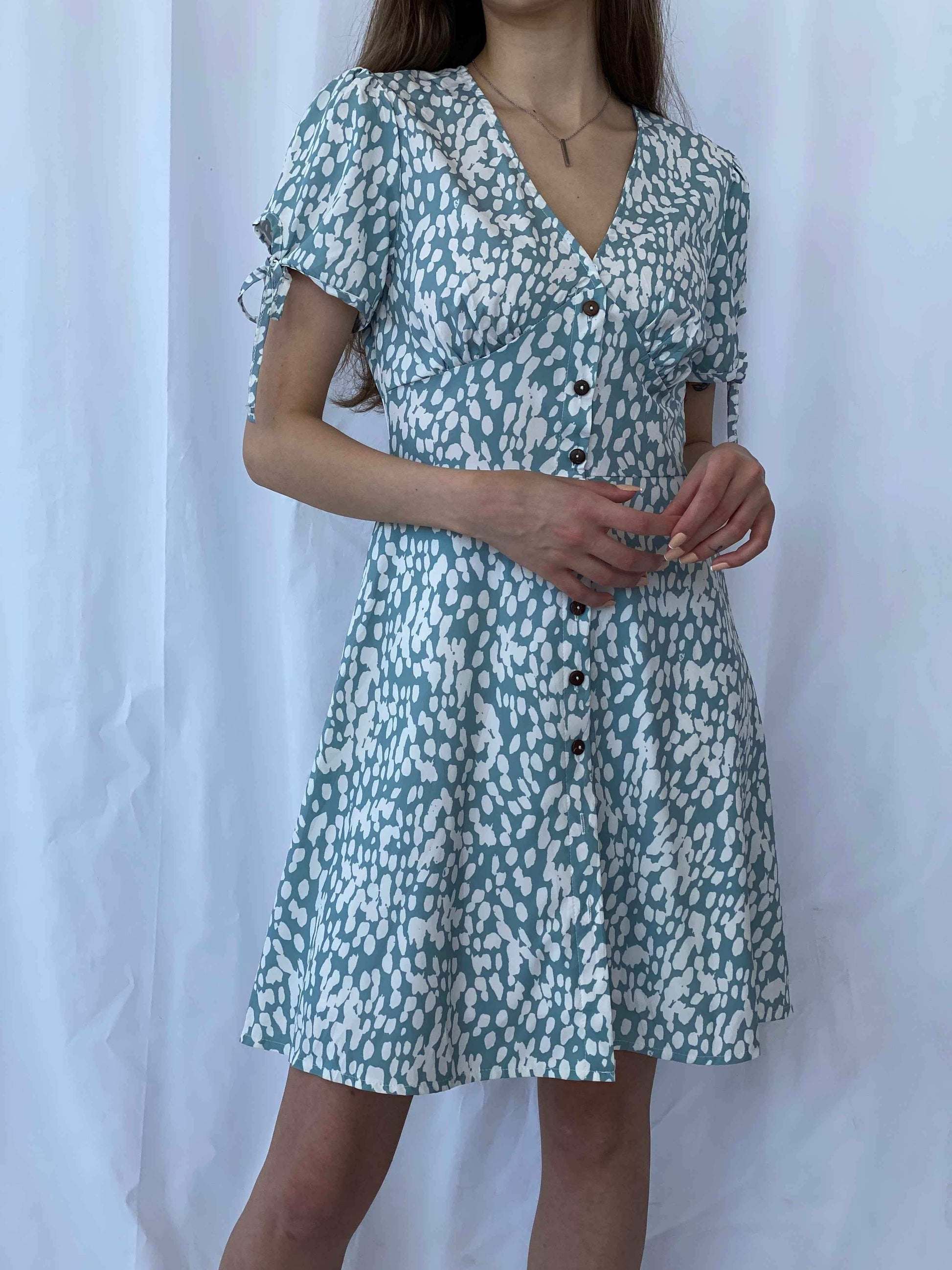 Vintage Midi Button Up Dress - Balagan Vintage Mini Dress 90s, dress, Mira