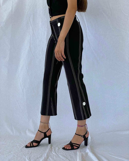 Vintage أزياء مارسيل Pants - Balagan Vintage Pants 00s, 90s, striped pants, vintage pants, women, women pants