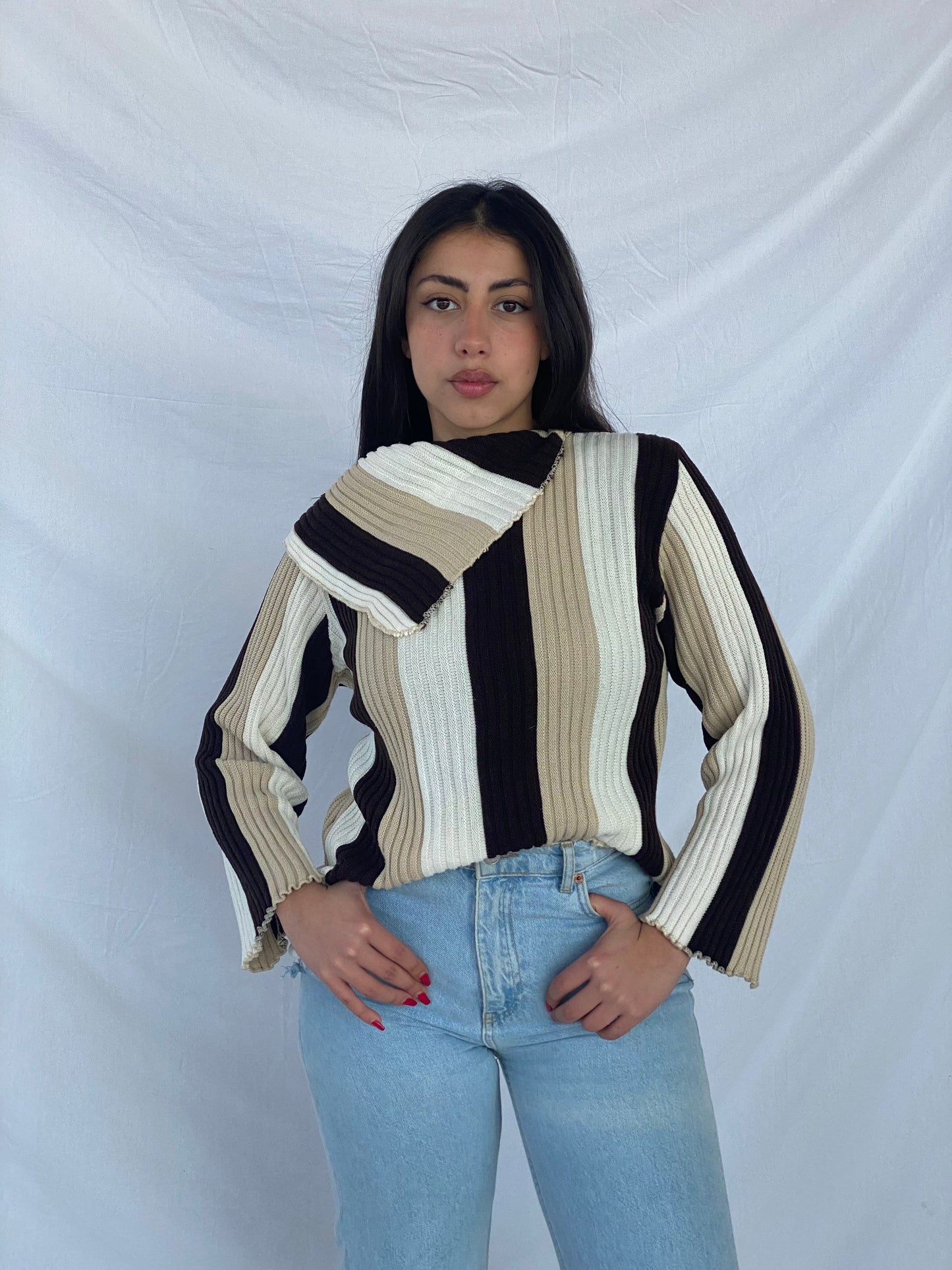 Y2K Remel London Top - Balagan Vintage Full Sleeve Top 00s, 90s, knit, knitted, vintage