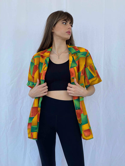 Vintage Fashions by Anita Shirt - Balagan Vintage Half Sleeve Shirt Mira, multicolored, shirt