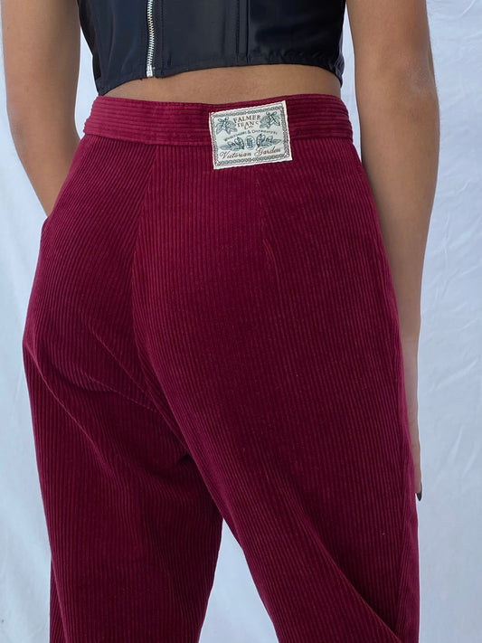 Vintage Victorian Garden Corduroy Pants - Balagan Vintage Corduroy Pants 90s, corduroy, corduroy pants, outerwear