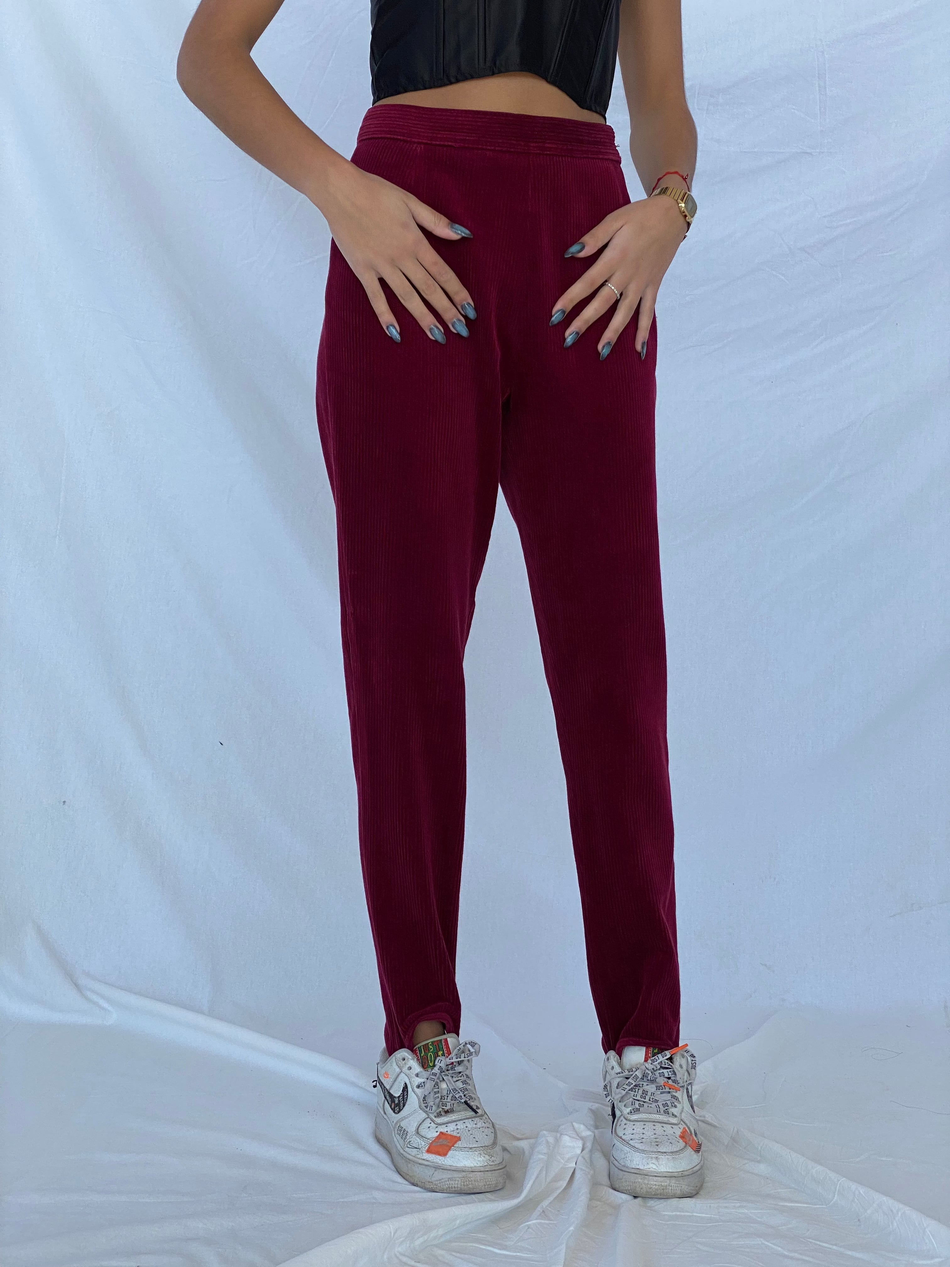 Vintage Victorian Garden Corduroy Pants - Balagan Vintage Corduroy Pants 90s, corduroy, corduroy pants, outerwear