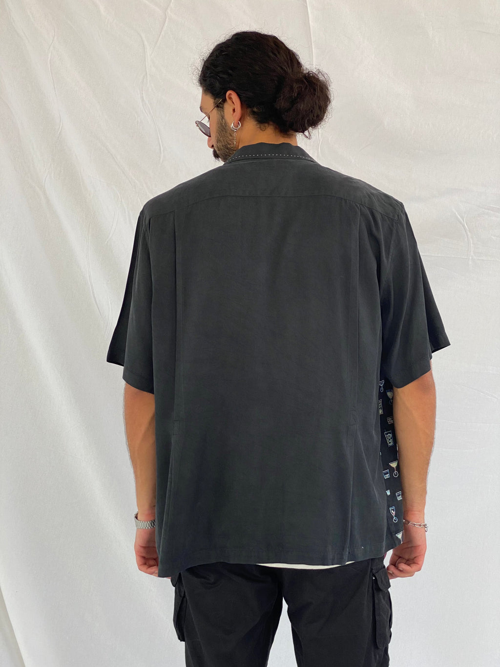 Vintage Nat Nast Luxury Originals Silk Shirt - Balagan Vintage Half Sleeve Shirt 00s, 90s, print, retro, shirt, shirts, streetwear, summer, techno, techno wear, unisex, unisex shirts, vintage, vintage prints