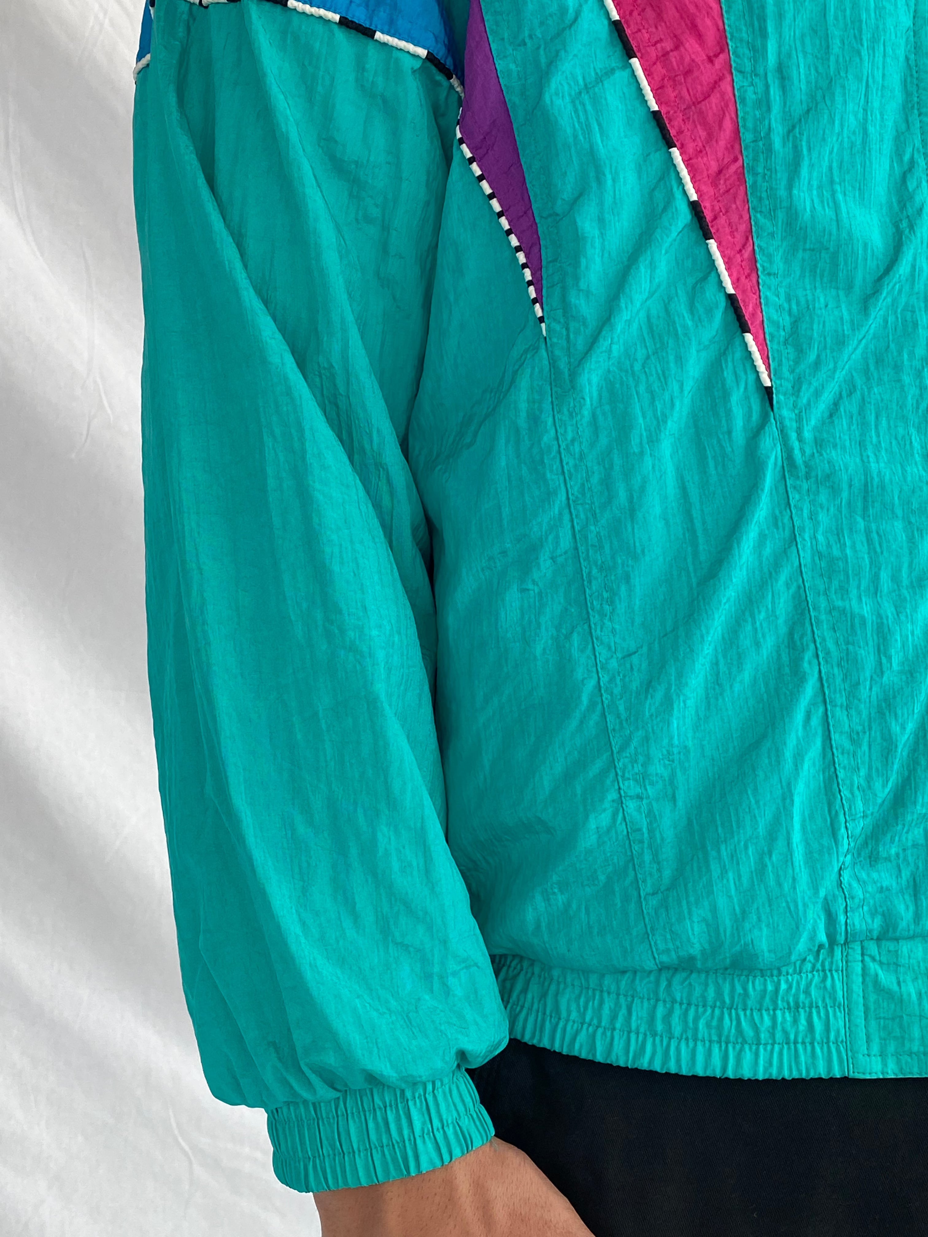 Vintage LAVON By Cheerful Corp Windbreaker Jacket - Balagan Vintage Windbreaker Jacket 80s, 90s, men, multicolored, nylon, outerwear, streetwear, techno, vintage, vintage windbreaker, windbreaker, windbreaker jacket, winter