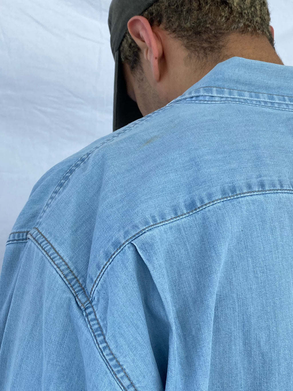 Wrangler Denim Shirt - Balagan Vintage Full Sleeve Shirt 90s, outerwear, shirt, vintage, wrangler