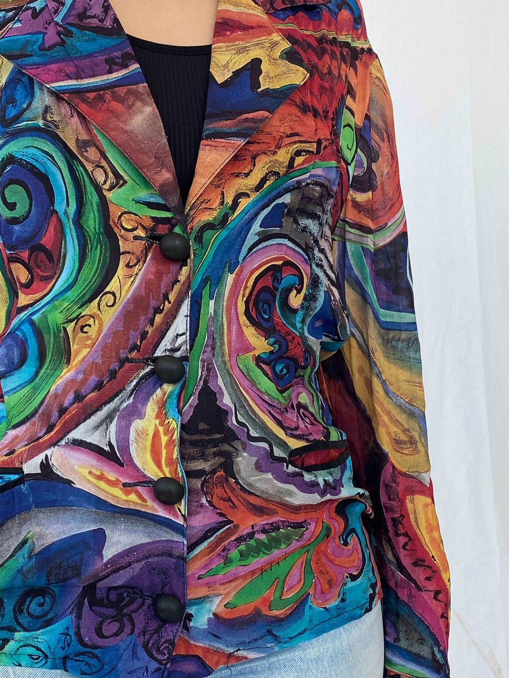 Vintage Printed Full Sleeve Shirt - Balagan Vintage Full Sleeve Shirt 90s, Batoul, full sleeve shirt, print, printed shirt