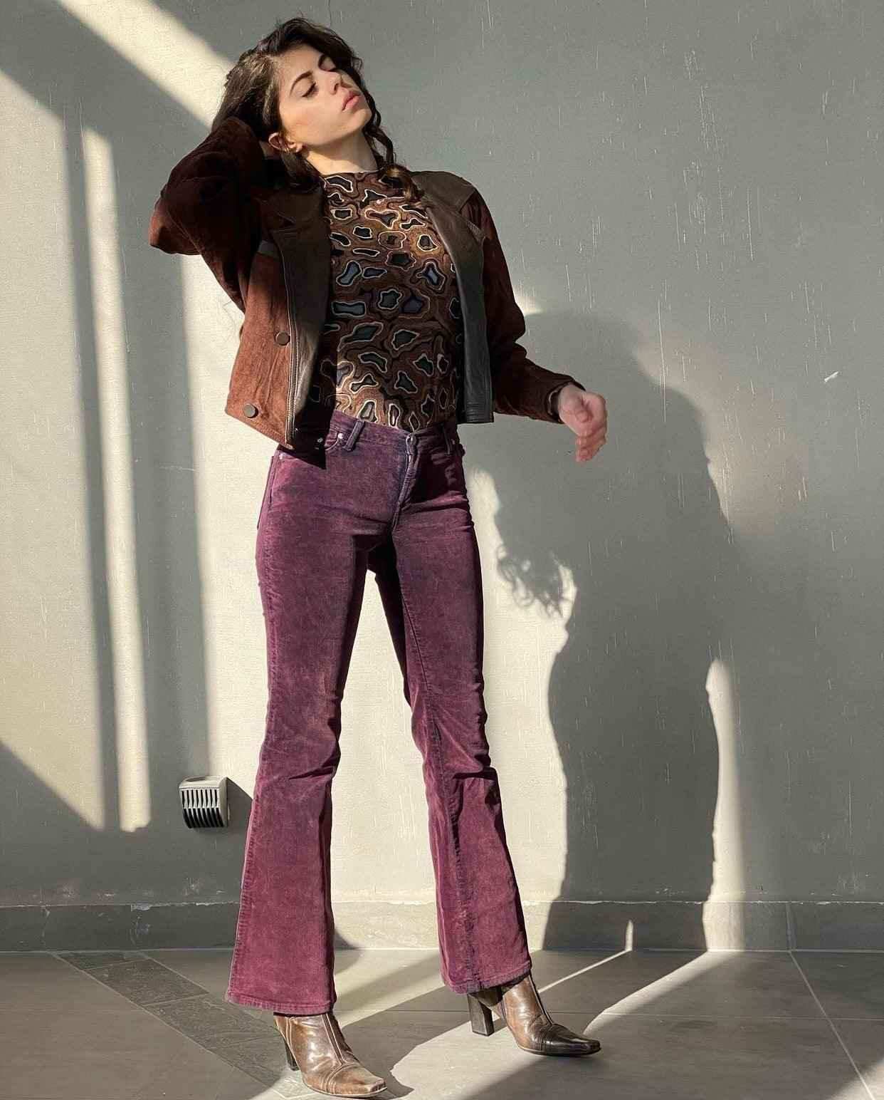 Vintage Cimarron Low Rise Flares - Balagan Vintage Corduroy Pants 00s, 90s, corduroy, corduroy pants, streetwear, vintage, vintage pants, winter, women