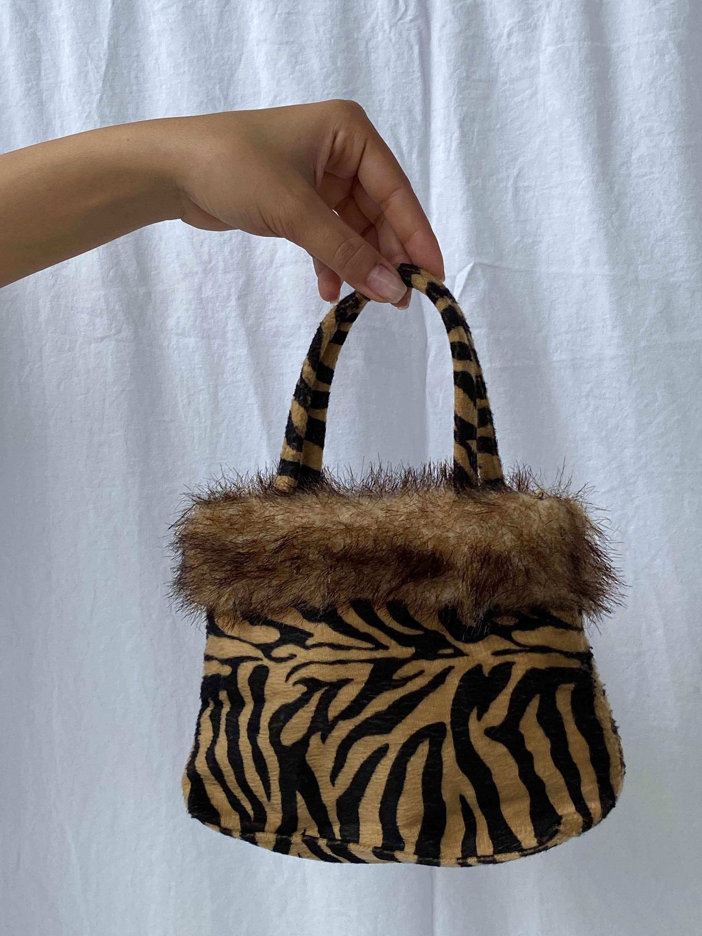 Animal Printed Mini Handbag - Balagan Vintage Mini handbag animal print, bag, handbag, mini handbag