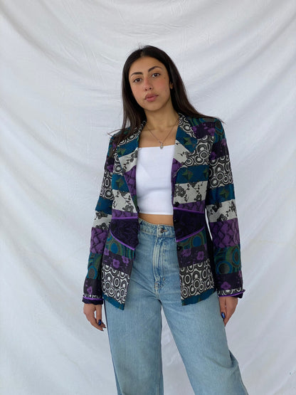 Vintage Anne Kelly Blazer - Balagan Vintage Blazer 90s, blazer, outerwear