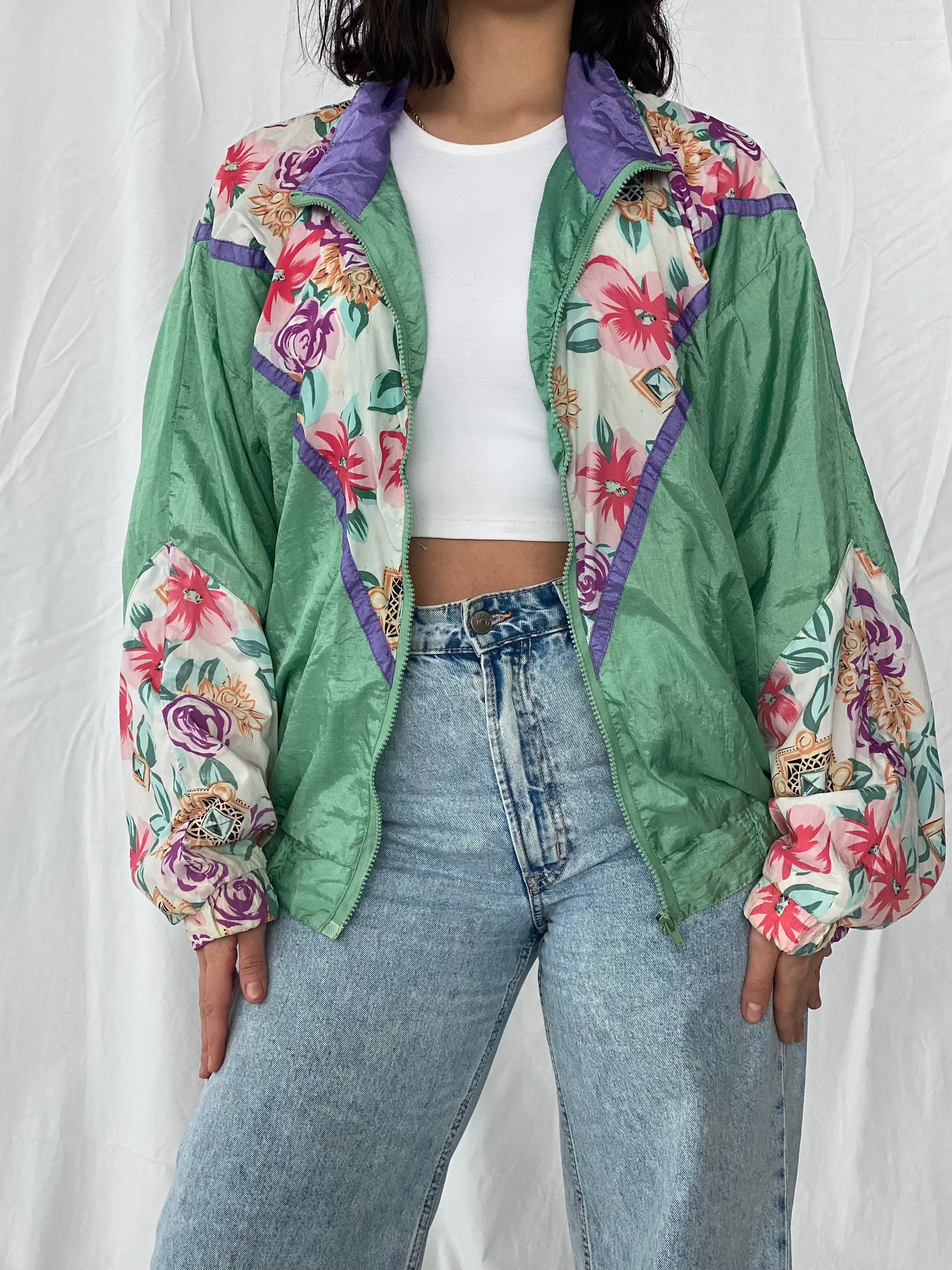 Vintage Active Exposure Windbreaker Jacket - Balagan Vintage Windbreaker Jacket 90s, nylon, outerwear, vintage, windbreaker, windbreaker jacket