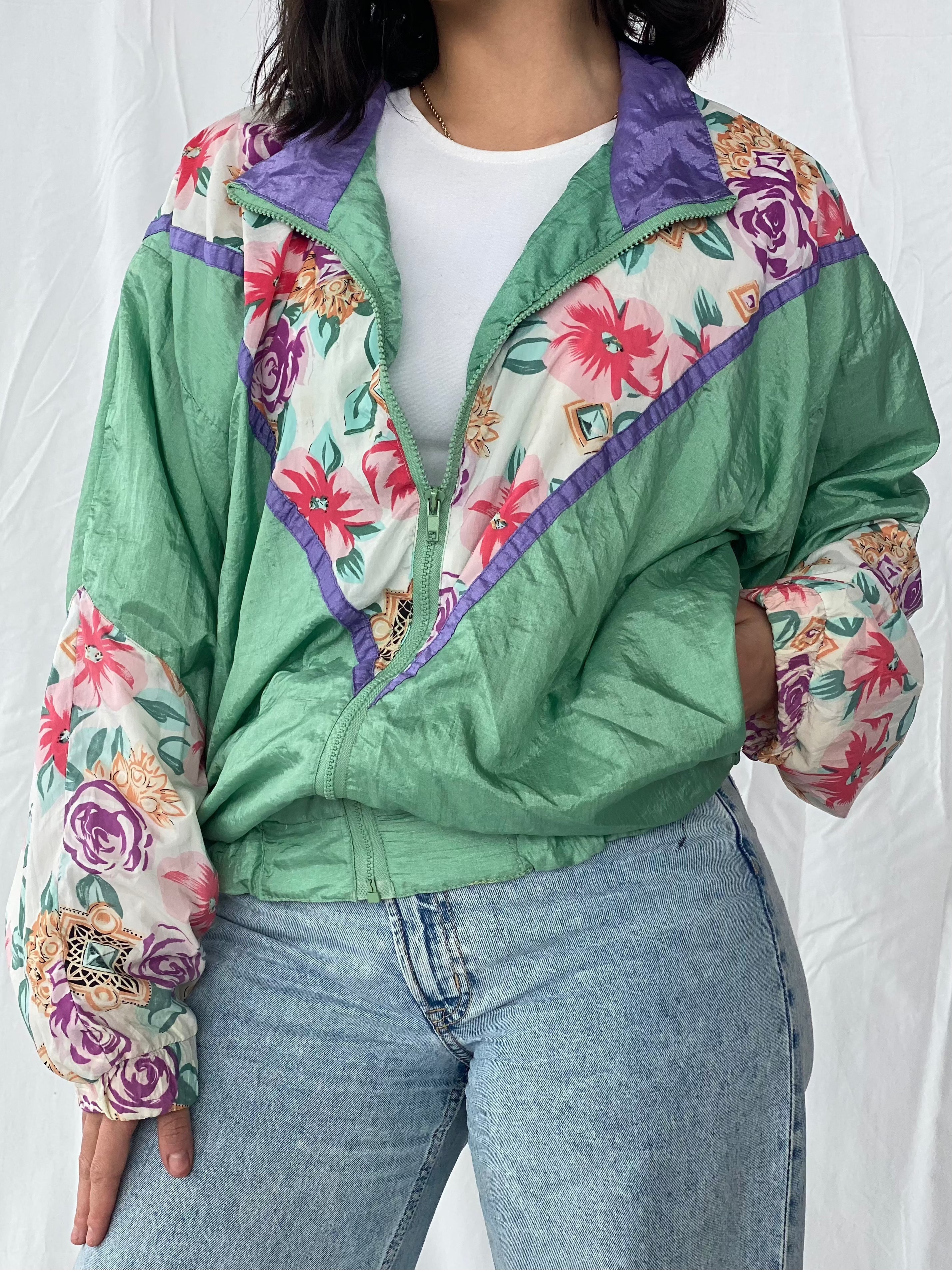 Vintage Active Exposure Windbreaker Jacket - Balagan Vintage Windbreaker Jacket 90s, nylon, outerwear, vintage, windbreaker, windbreaker jacket