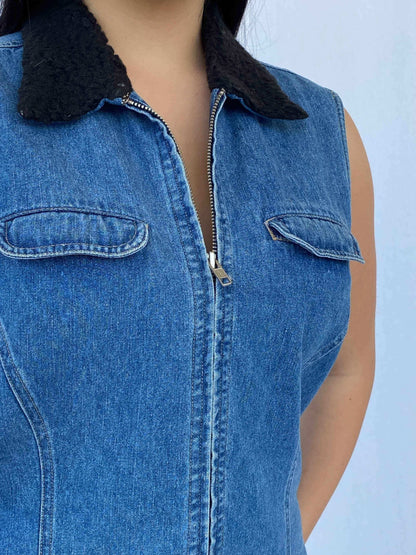 Vintage PHD Vest - Balagan Vintage Denim Vest 90s, denim, denim vest