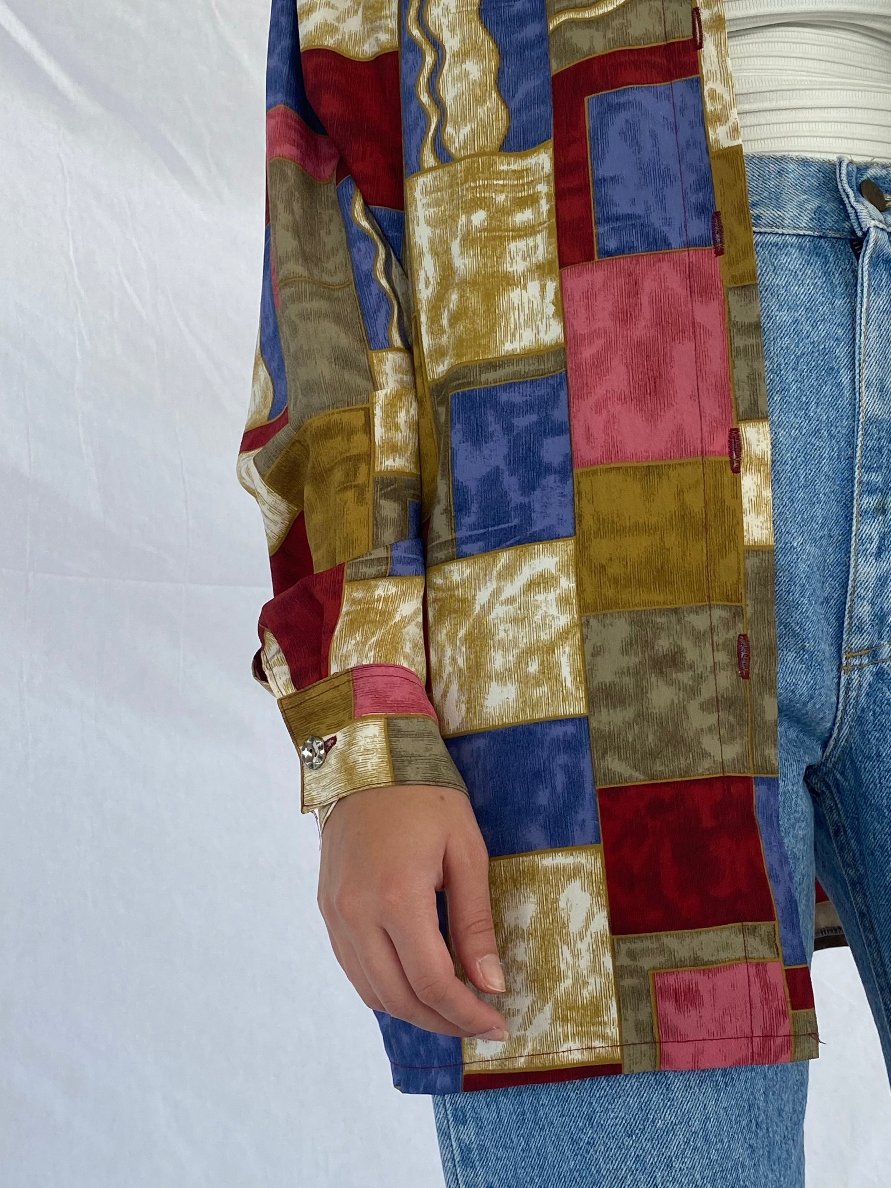 Vintage Serali Shirt - Balagan Vintage Full Sleeve Shirt 90s, full sleeve shirt, vintage, women, women shirt