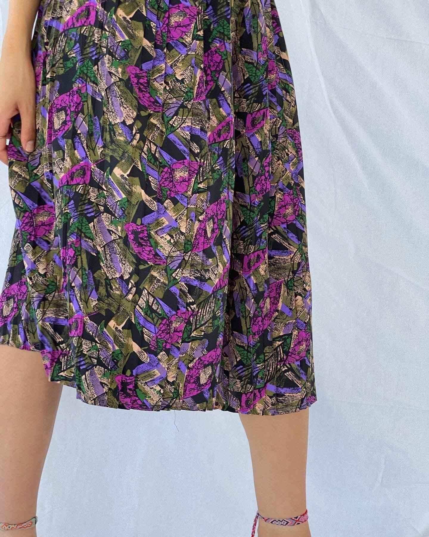 Vintage Printed Bermuda Shorts - Balagan Vintage Shorts Bermuda Shorts, printed shorts, shorts, vintage shorts